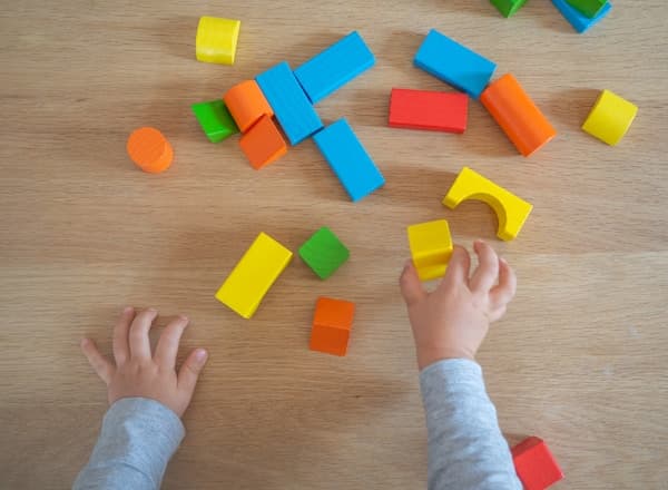 Colourful building blocks